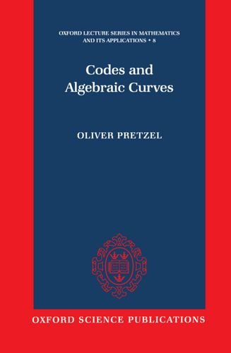 Codes and Algebraic Curves [Hardcover]