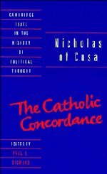 Nicholas of Cusa The Catholic Concordance [Hardcover]