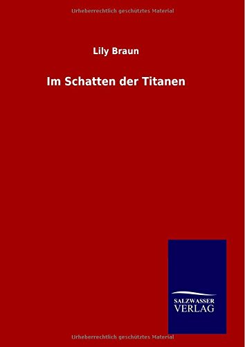 Im Schatten Der Titanen (german Edition) [Hardcover]