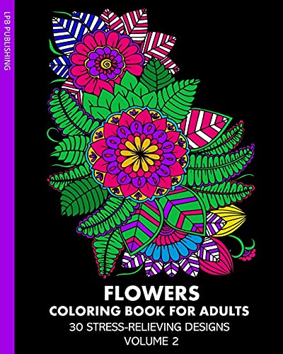 Flowers Coloring Book For Adults