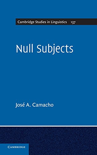 Null Subjects [Hardcover]