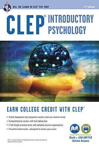 Clep. Introductory Psychology Book + Online (clep Test Preparation) [Paperback]