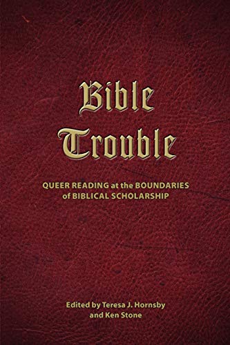 Bible Trouble Queer Reading At The Boundaries Of Biblical Scholarship (society  [Paperback]