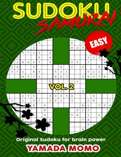 Sudoku Samurai Easy Original Sudoku For Brain Power Vol. 2 Include 100 Puzzles [Paperback]
