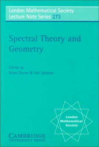 Spectral Theory and Geometry [Paperback]