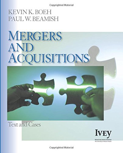 Mergers and Acquisitions Text and Cases [Paperback]