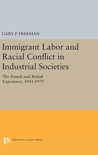 Immigrant Labor and Racial Conflict in Industrial Societies The French and Brit [Hardcover]