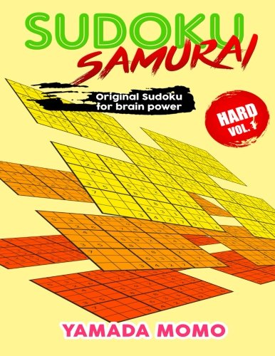 Sudoku Samurai Hard Original Sudoku For Brain Power Vol. 1 Include 100 Puzzles [Paperback]