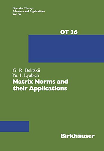 Matrix Norms and their Applications [Paperback]