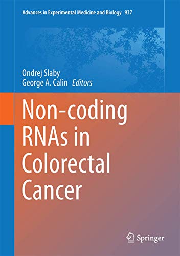 Non-coding RNAs in Colorectal Cancer [Hardcover]