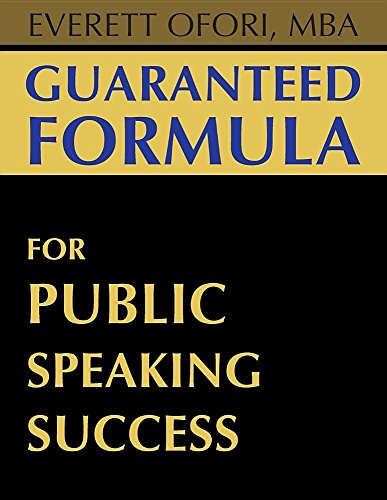 Guaranteed Formula For Public Speaking Success [Paperback]