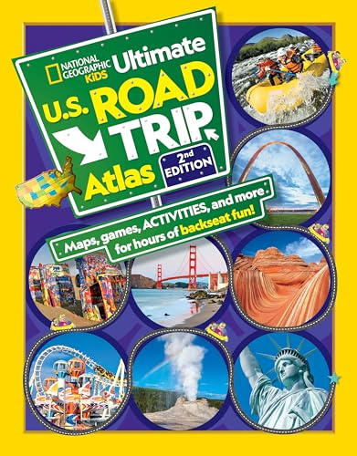 National Geographic Kids Ultimate U.S. Road Trip Atlas, 2nd Edition [Hardcover]