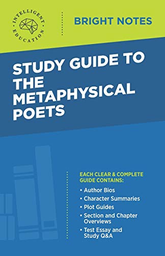 Study Guide To The Metaphysical Poets [Paperback]