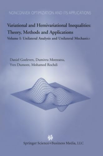 Variational and Hemivariational Inequalities Theory, Methods and Applications V [Paperback]
