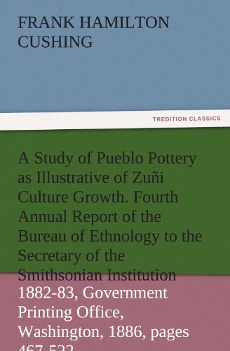A Study Of Pueblo Pottery As Illustrative Of Zui Culture Growth. Fourth Annual  [Paperback]
