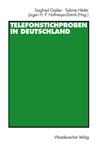 Telefonstichproben in Deutschland [Paperback]