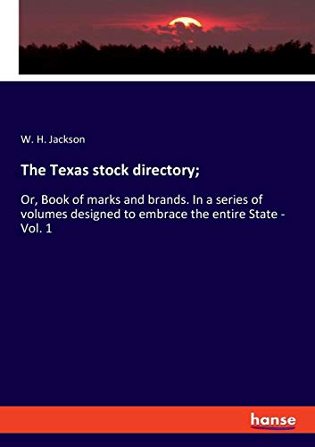 Texas Stock Directory [Paperback]