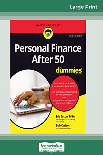 Personal Finance after 50 for Dummies, 2nd Edition (16pt Large Print Edition) [Paperback]