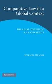 Comparative Law in a Global Context The Legal Systems of Asia and Africa [Hardcover]