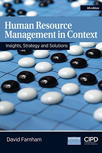 Human Resource Management in Context Insights, Strategy and Solutions [Paperback]