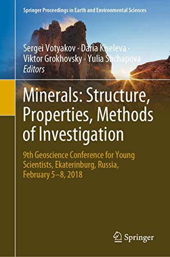 Minerals Structure, Properties, Methods of Investigation 9th Geoscience Confer [Hardcover]