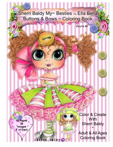 Ella Bella Buttons And Bows Coloring Book [Paperback]