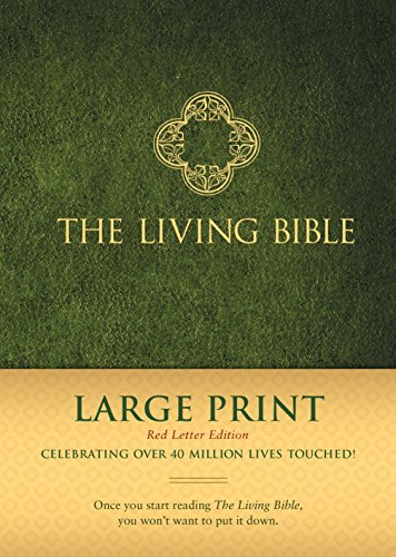 Living Bible Large Print Red Letter Edition [Hardcover]