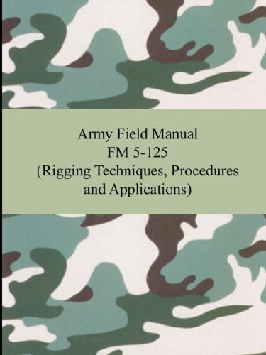 Army Field Manual Fm 5-125 (rigging Techniques, Procedures And Applications) [Paperback]