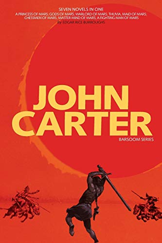John Carter Barsoom Series (7 Novels) A Princess Of Mars Gods Of Mars Warlord [Paperback]