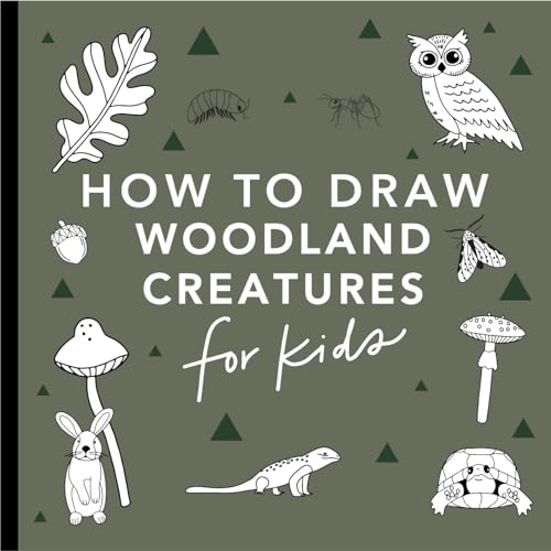 Mushrooms &amp Woodland Creatures How to Draw Books for Kids with Woodland Cre [Paperback]