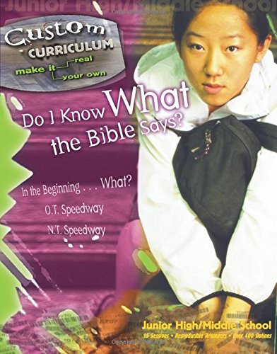Do I Know What The Bible Says (custom Curriculum) [Paperback]