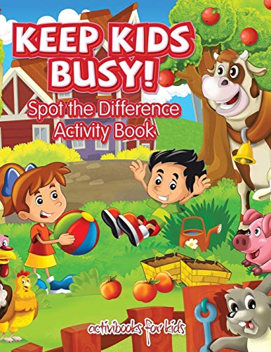 Keep Kids Busy Spot the Difference Activity Book [Paperback]
