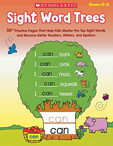 Sight Word Trees 50+ Practice Pages That Help Kids Master the Top Sight Words a [Paperback]