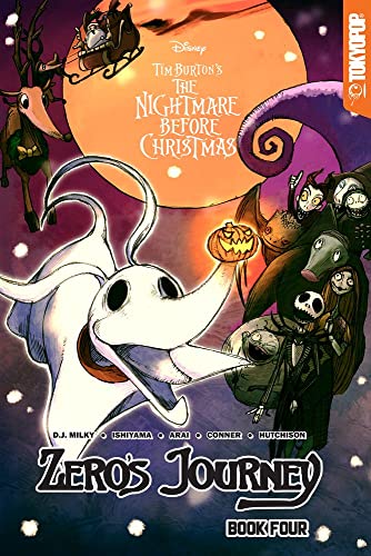 Disney Manga Tim Burton&39s The Nightmare Before Christmas  Zero&39s Journ [Paperback]
