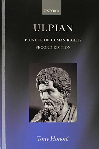 Ulpian Pioneer of Human Rights [Hardcover]