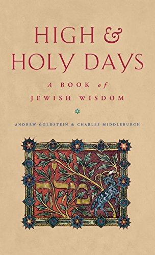 High And Holy Days A Book Of Jewish Wisdom [Hardcover]