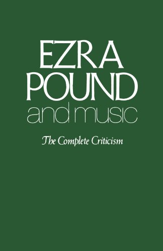 Ezra Pound And Music [Paperback]
