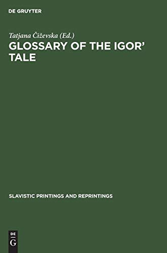 Glossary of the Igor' Tale [Hardcover]