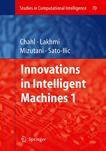 Innovations in Intelligent Machines - 1 [Paperback]