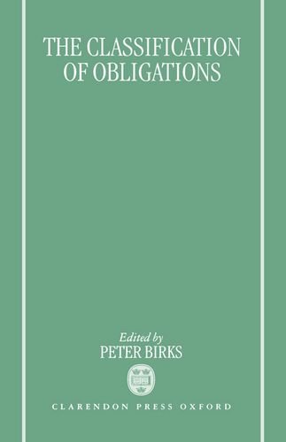 The Classification of Obligations [Hardcover]