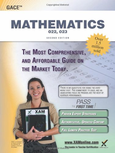 GACE Mathematics 022, 023 Teacher Certification Study Guide Test Prep [Paperback]