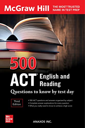 500 ACT English and Reading Questions to Know by Test Day, Third Edition [Paperback]