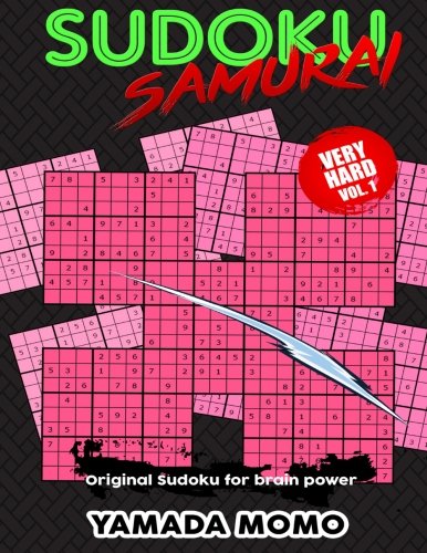 Sudoku Samurai Very Hard Original Sudoku For Brain Power Vol. 1 Include 100 Pu [Paperback]