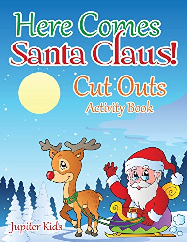 Here Comes Santa Claus Cut Outs Activity Book [Paperback]