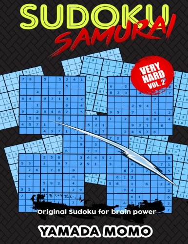 Sudoku Samurai Very Hard Original Sudoku For Brain Power Vol. 2 Include 100 Pu [Paperback]