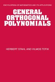 General Orthogonal Polynomials [Hardcover]