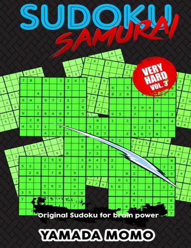 Sudoku Samurai Very Hard Original Sudoku For Brain Power Vol. 3 Include 100 Pu [Paperback]
