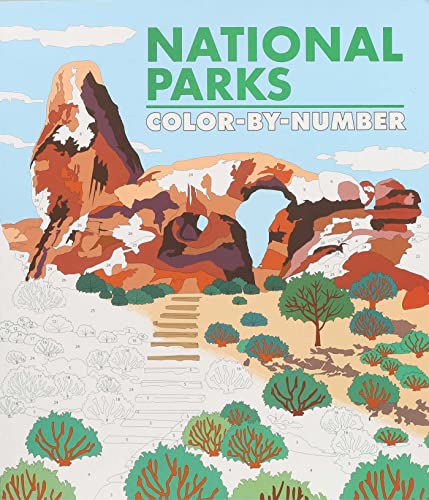 National Parks Color-by-Number [Paperback]