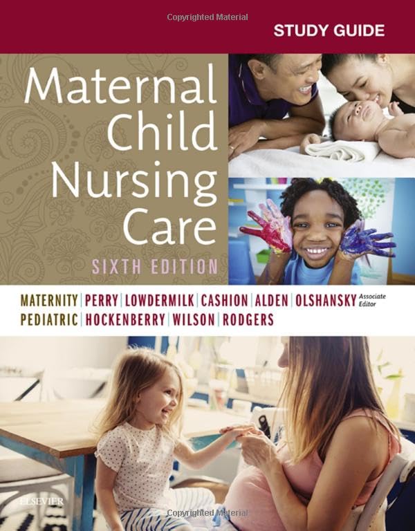 Study Guide for Maternal Child Nursing Care [Paperback]