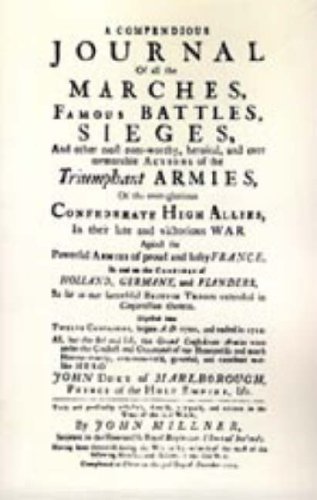 Compendious Journal Of All The Marches Famous Battles & Sieges (of Marlborough) [Paperback]